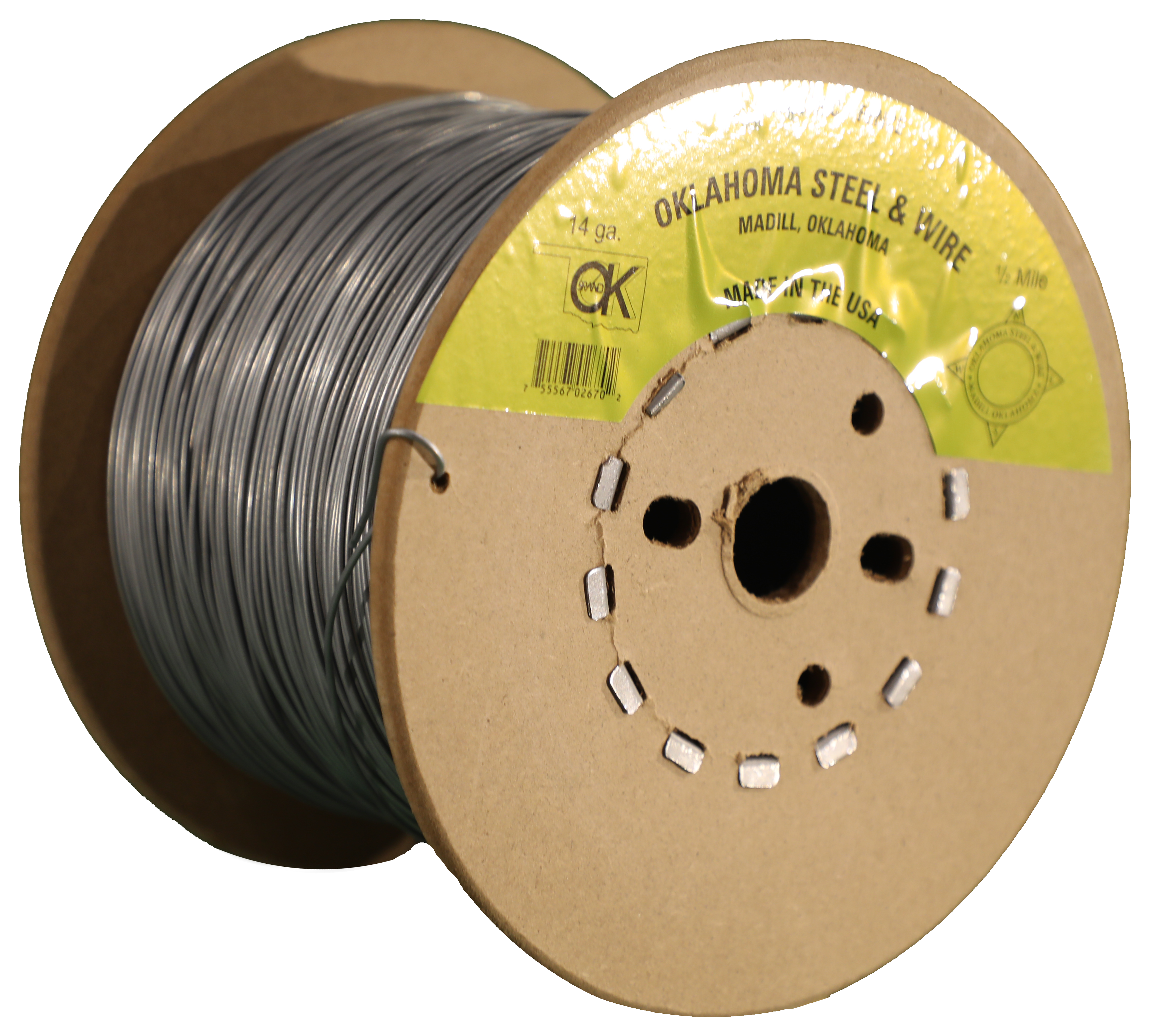 Oklahoma Steel And Wire 14 Gauge Electric Fence Wire - 1/4 Mile 6000406